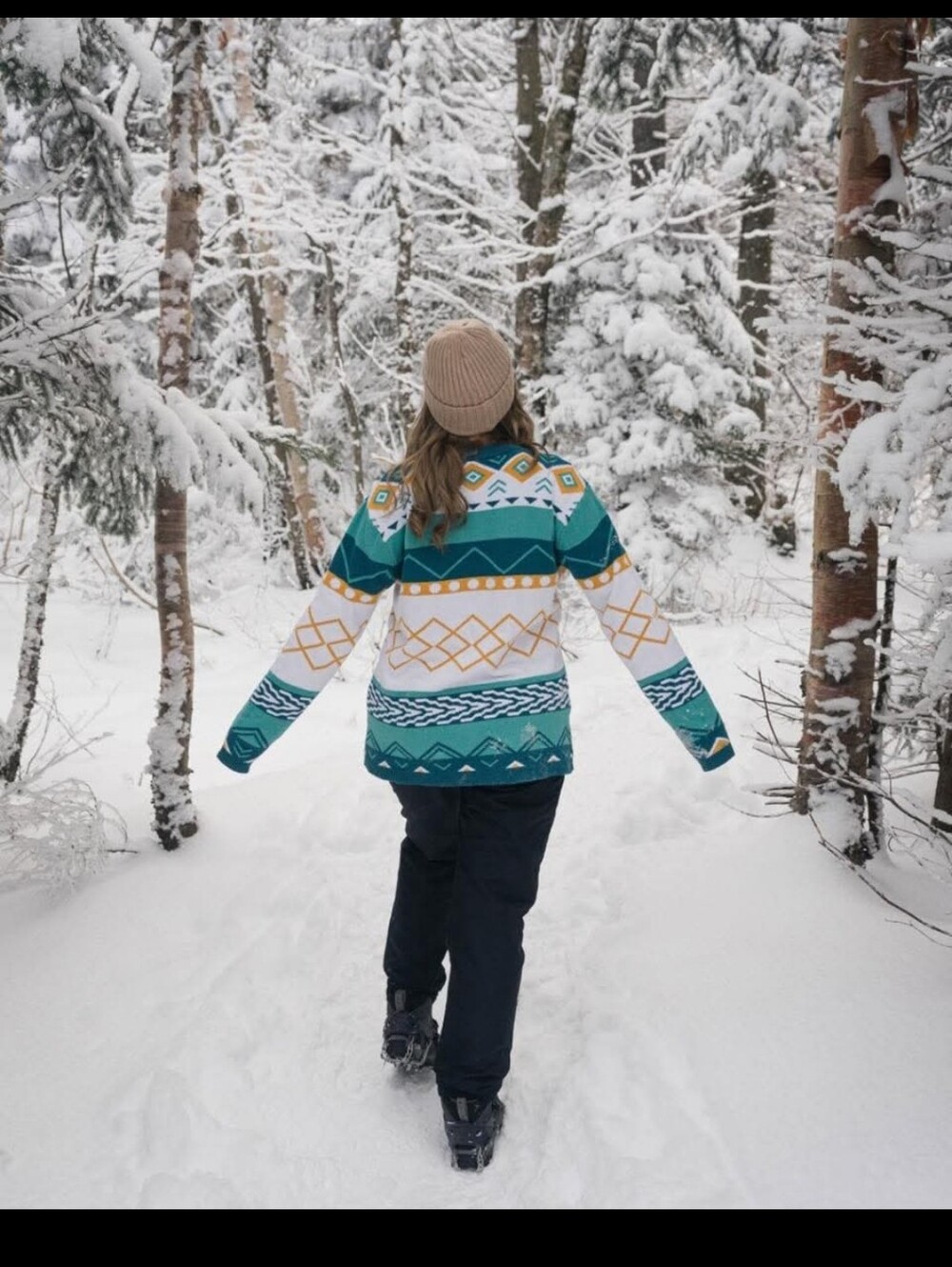 Colorful Geometric Sweater PETIT MONTAGNARD UNISEX